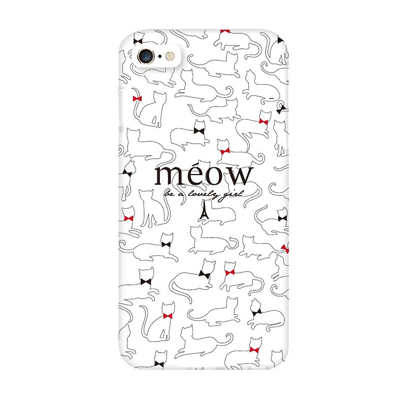 White Cat Mobile Phone Case - Phone Cases - Other Materials White