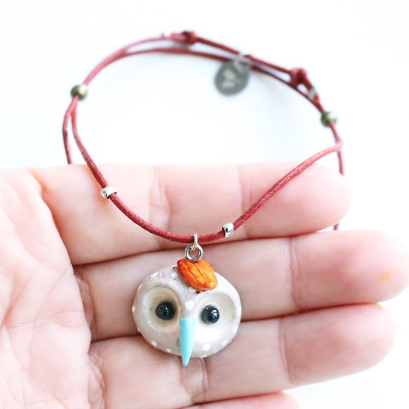 Owl & baby owl Bracelet - Bracelets - Other Materials Khaki