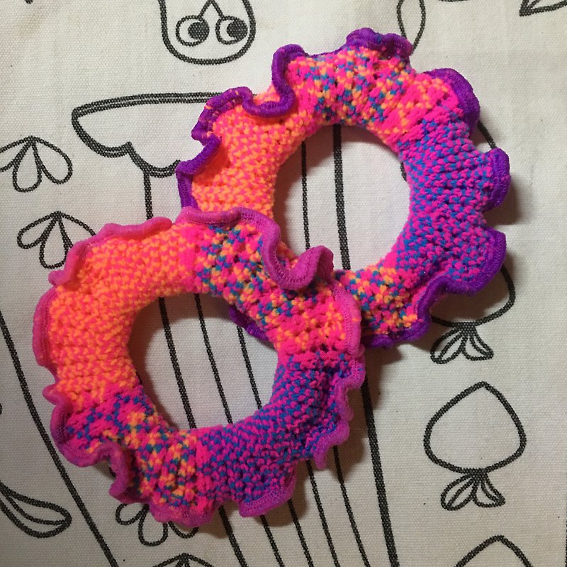 MOYA donut hair ring gradient - เครื่องประดับผม - วัสดุอื่นๆ สีม่วง
