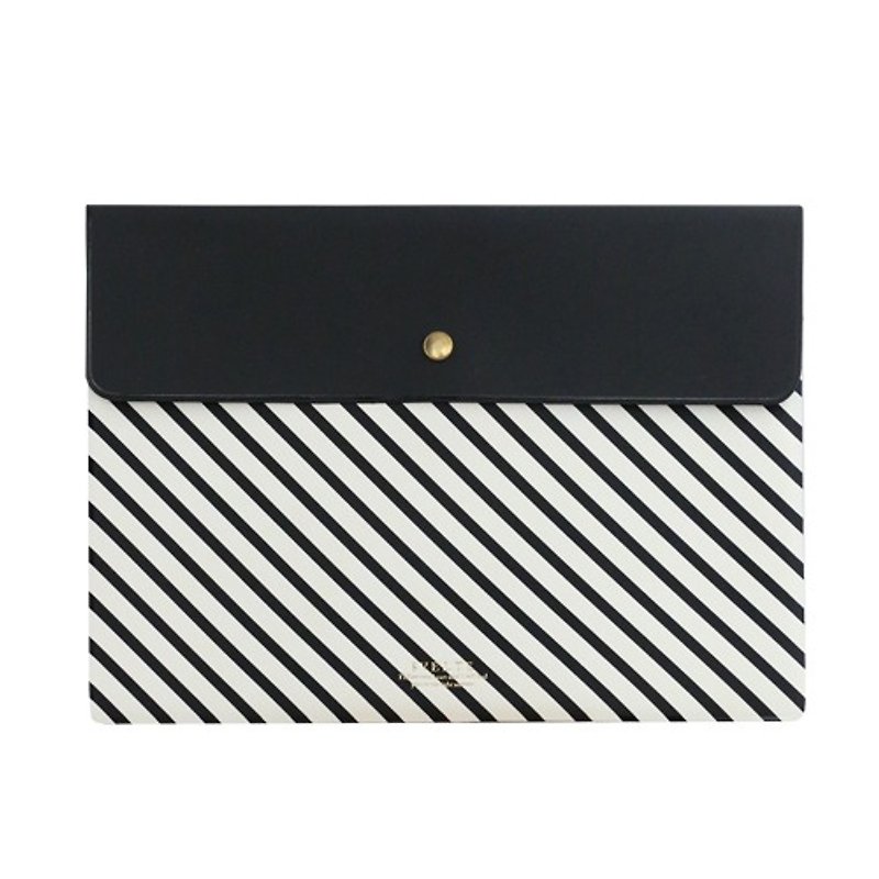 Japan [LABCLIP] Svelte Series Briefcase A5 Information Bag / Black - Pencil Cases - Plastic Black