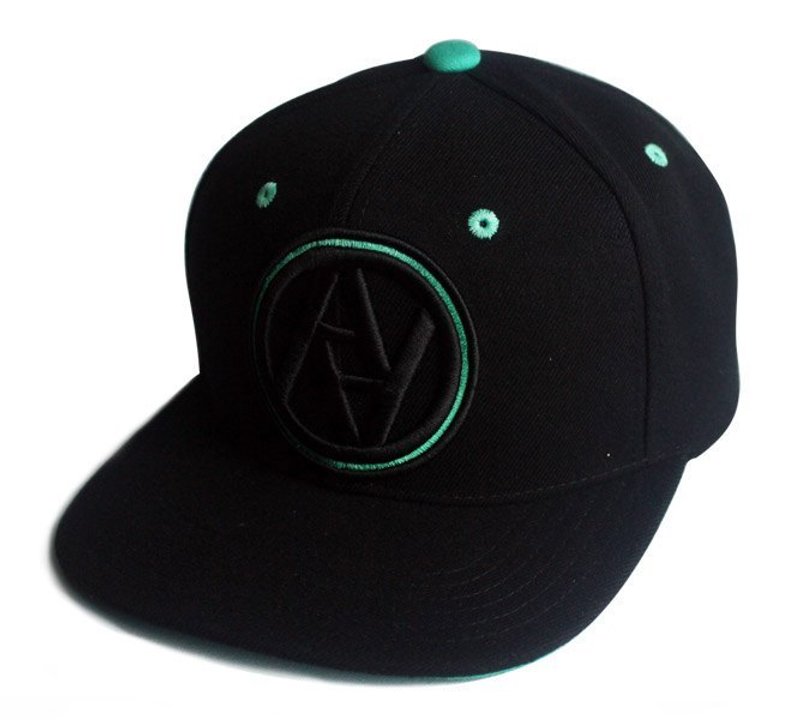 Arturn / classic Logo snapback cap 經典Logo棒球帽/黑色 - 帽子 - 棉．麻 黑色