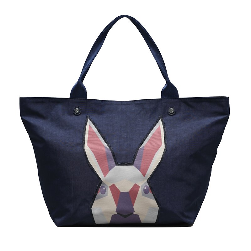 Diamond Rabbit Diamond Rabbit_Lightweight Nylon Money Rolling Ingot Bag_Fashion Blue - Handbags & Totes - Other Materials Blue