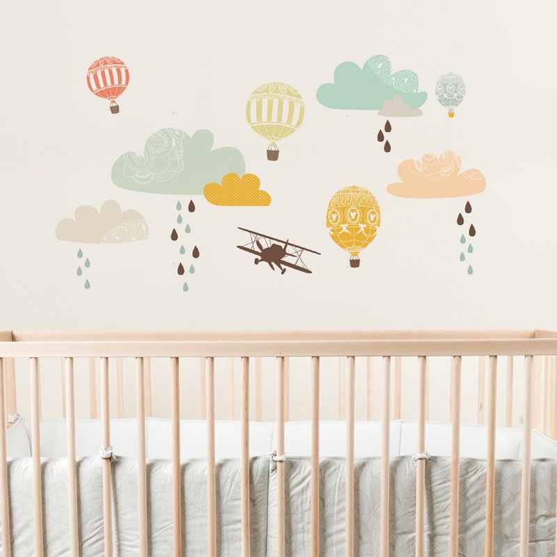 Dream Hot Air Balloon < love mae Australia nontoxic patent wall stickers in > - Wall Décor - Other Materials 