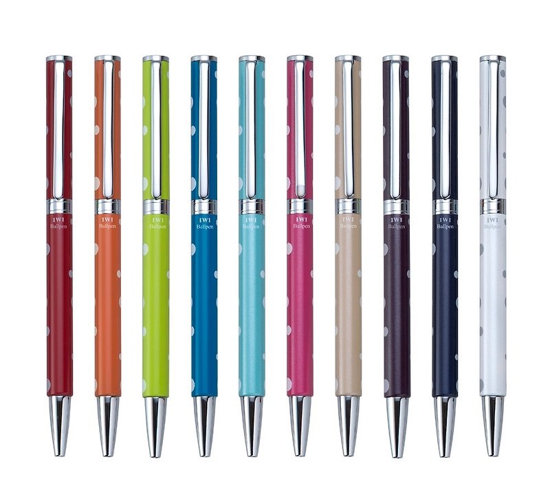 【IWI】Candy Bar Series 0.7mm ball pen-dotted - ปากกา - โลหะ หลากหลายสี