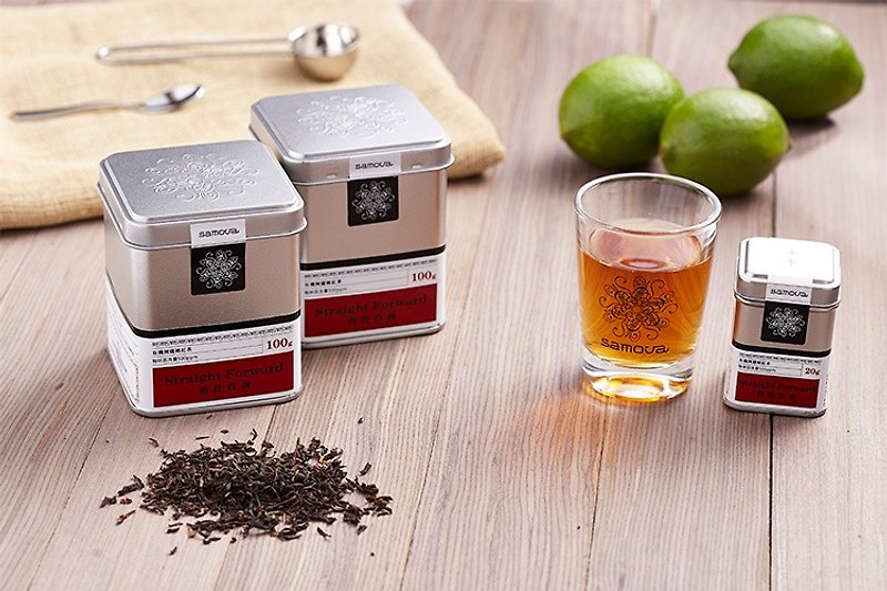德國有機 阿薩姆紅茶 |『勇往直前』  -淡淡麥芽香與玫瑰香 / 茶葉 /大茶罐 100g - 茶葉/茶包 - 植物．花 紅色