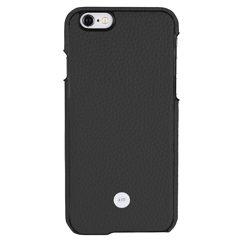 クワトロ バック クラシック レザー バック カバー - iPhone6/6s ブラック - スマホケース - 革 ブラック
