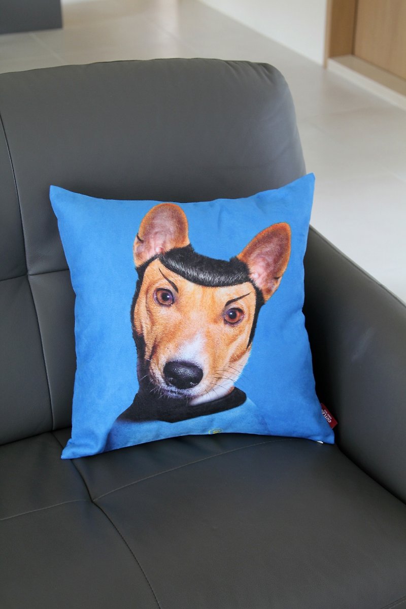 【SUSS]スターの動物の毛枕カバー（スタートレック犬。） - オフィス/ホーム/ギフト/誕生日の使用に適しています。スポットを無料で輸送 - 枕・クッション - コットン・麻 ブルー