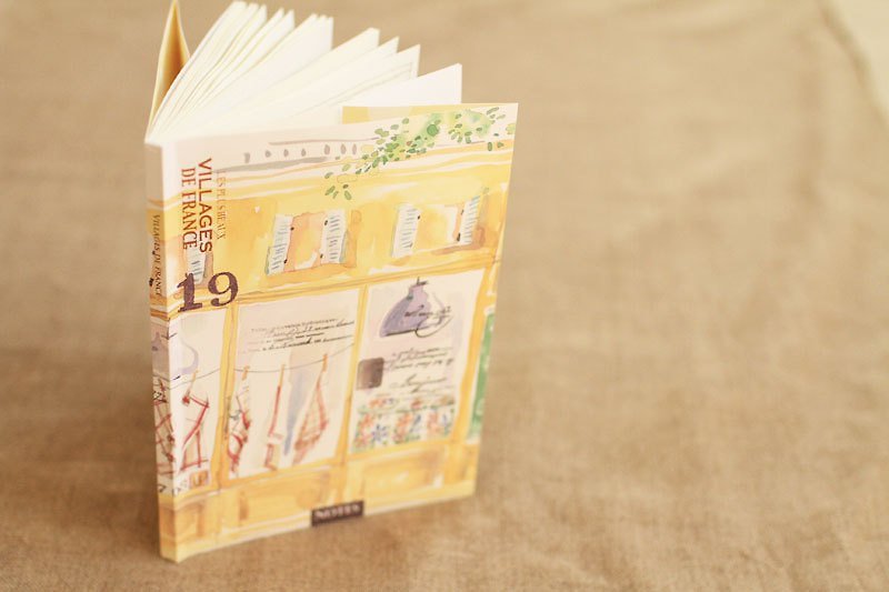 F.Stewart free notebook - small village (thin version) - สมุดบันทึก/สมุดปฏิทิน - กระดาษ สีเหลือง