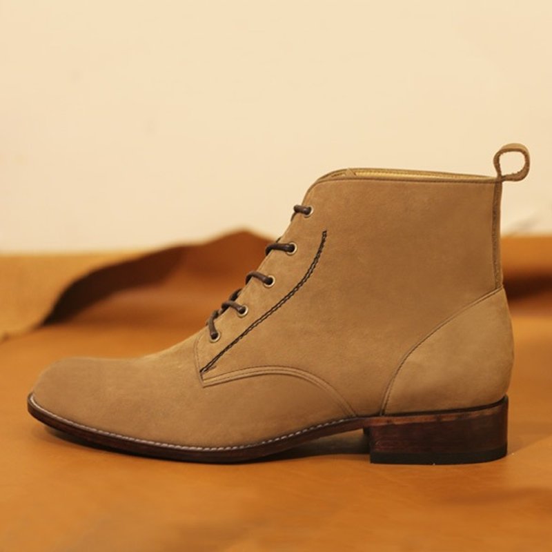 Fruit Ichiban Japanese replica sand-colored boots - รองเท้าลำลองผู้ชาย - หนังแท้ สีนำ้ตาล