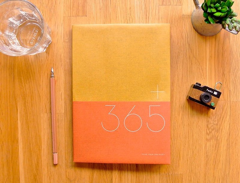 365 take note Ⅵ v.2 [leather / orange] soon out of print ▲ ▲ - Notebooks & Journals - Paper Multicolor