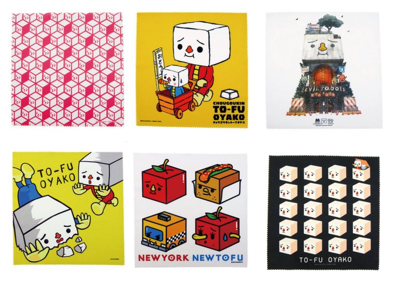 Tofu people wipe mirror cloth - 6 models Micro-Fiber cloth - อื่นๆ - วัสดุอื่นๆ หลากหลายสี