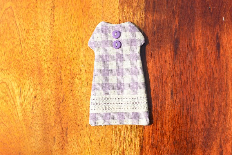 Feel Bookmarks - purple plaid dress - Other - Other Materials Purple