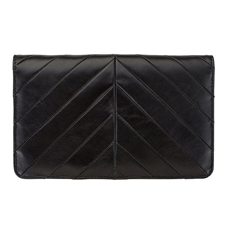 MILDRED Clutch Black _Black - Clutch Bags - Genuine Leather Black