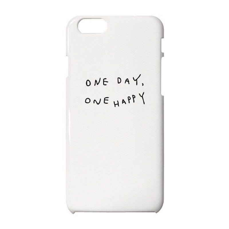 one day, one happy iPhone case - Other - Plastic White