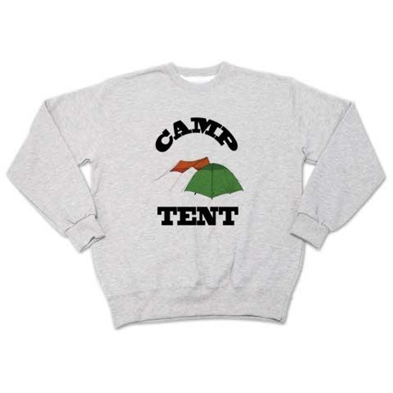 CAMP TENT (sweat ash) - Men's T-Shirts & Tops - Other Materials 