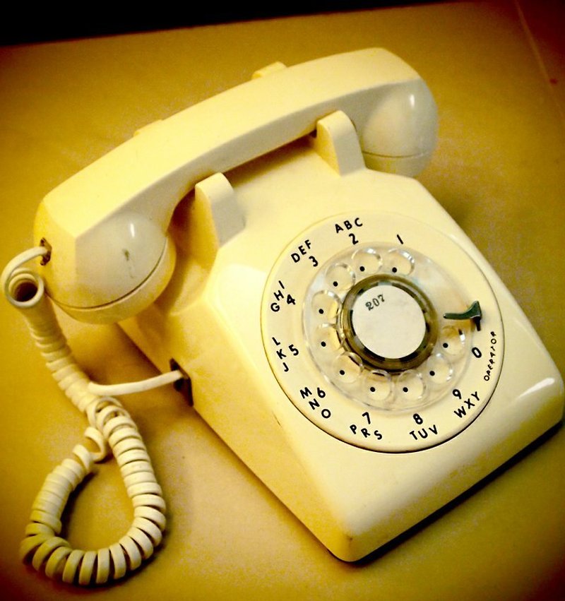 1970 美國經典款撥盤式古董電話