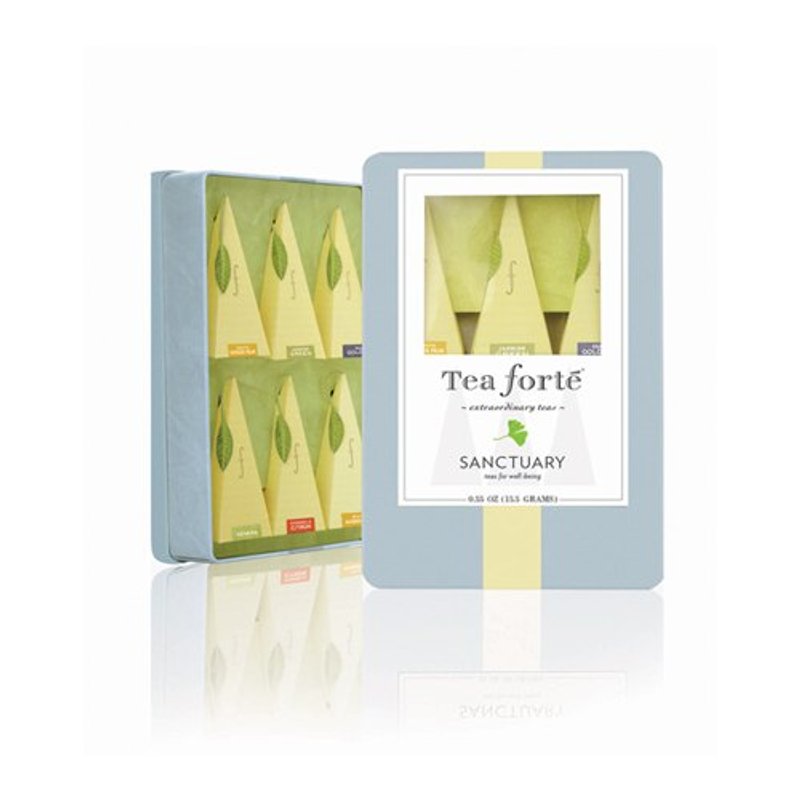 Tea Forte silken too much on health 6 into tea bags Medium Tin - SANCTUARY - ชา - พืช/ดอกไม้ 