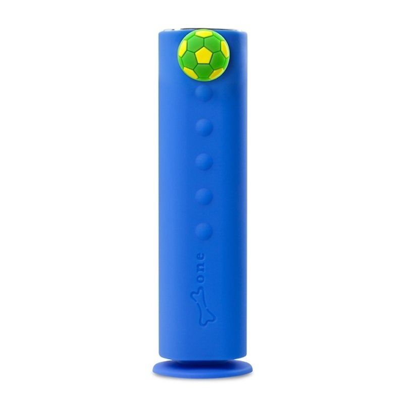 Bone / funny button action Power 2600mAh - Football - Blue - Other - Silicone Blue