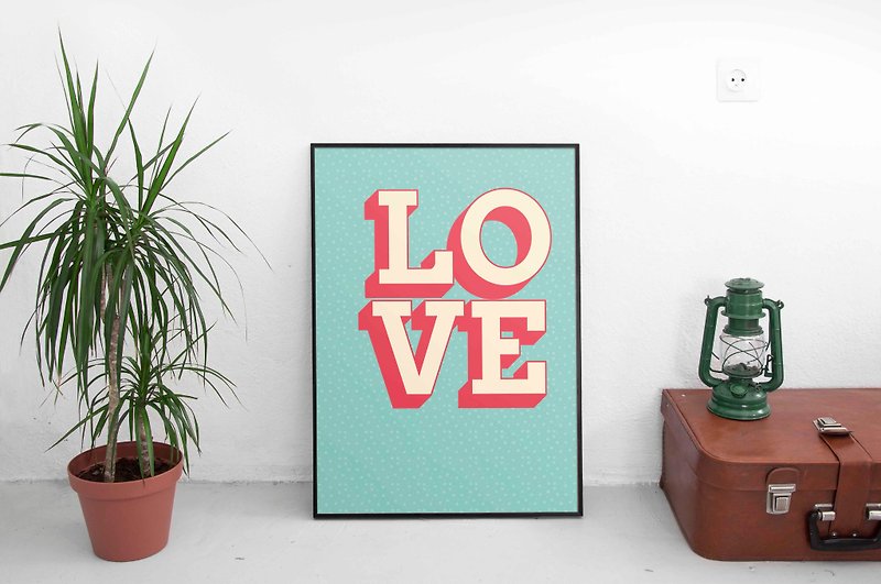 Love Love - Posters - Paper Green