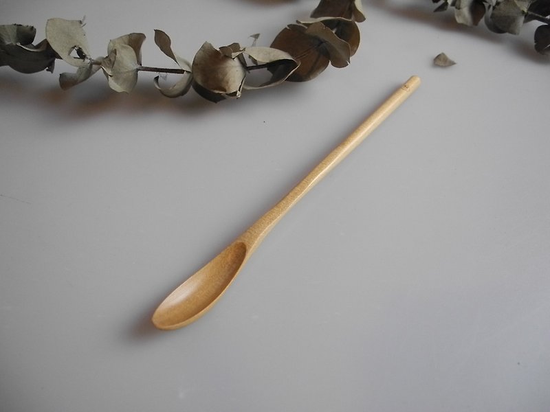"Wowood" Chinese fir-long spoon, stirring rod - ช้อนส้อม - ไม้ 