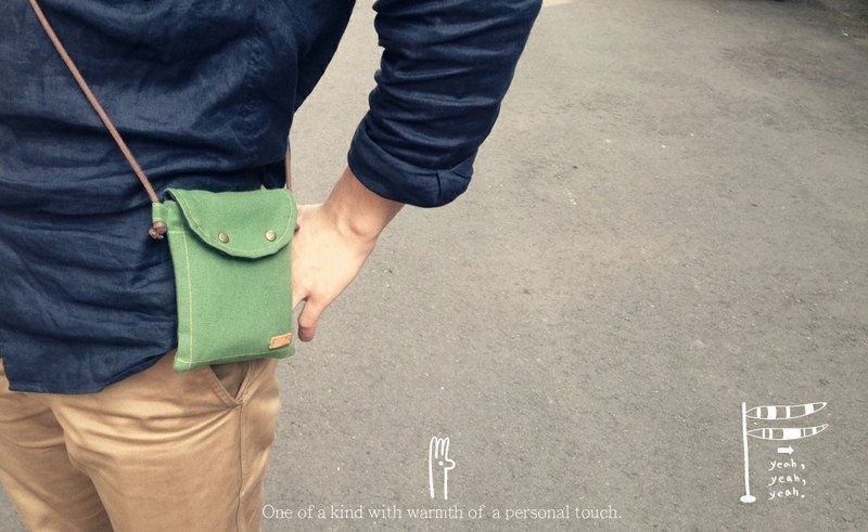 [Dorsal packet] + [Wind Sock yeahyeahyeah hand-printed silk pouch] - Other - Other Materials 