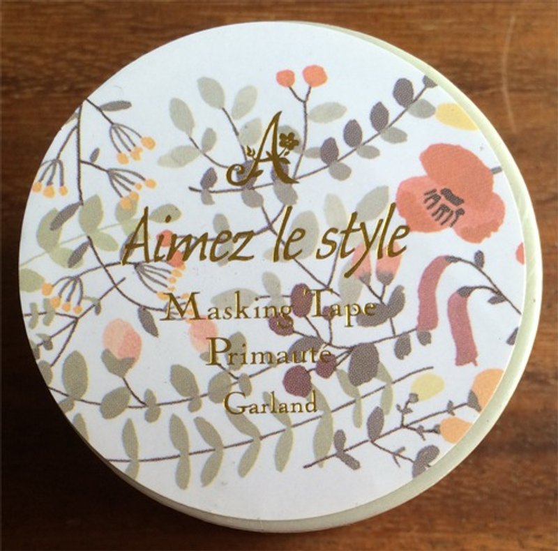 Aimez le style 紙膠帶- 花環 (A04529) <<搶購預購中!!!>> - 紙膠帶/和紙/PET - 紙 綠色