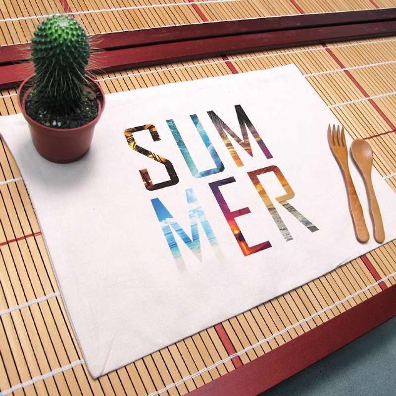 文化的、創造的なスタイルのピクニックプレイスマットの夏の楽しみの夏の美しさ - ランチョンマット - その他の素材 
