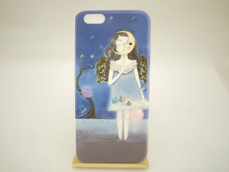 Hand-painted Love series - River of Time -tinting Lin Wenting "iPhone / Samsung / HTC / LG / Sony / millet" TPU phone case - Phone Cases - Silicone Blue