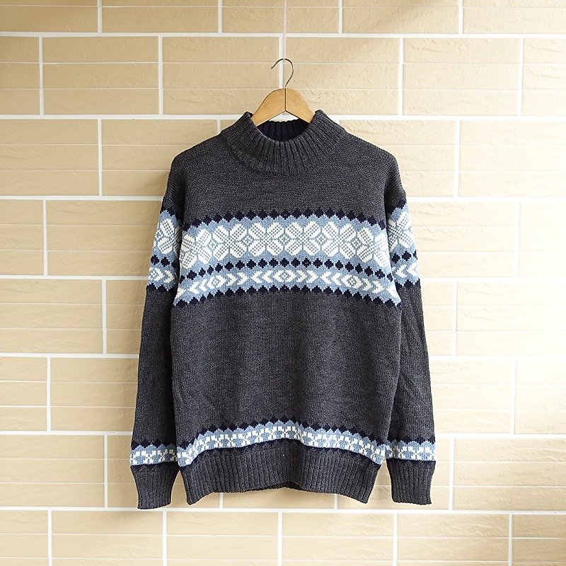 │Slow│ printing - vintage retro sweater │vintage Literary streets neutral..... - Men's Sweaters - Other Materials Multicolor