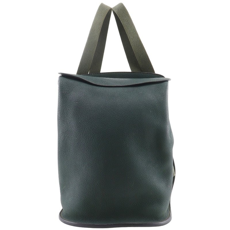 【日本直送】エルメス HERMES シェルパPM リュック・デイパック ヴィンテージ レザー 緑  ユニセックス【中古】 - 後背包/背包/書包 - 真皮 綠色