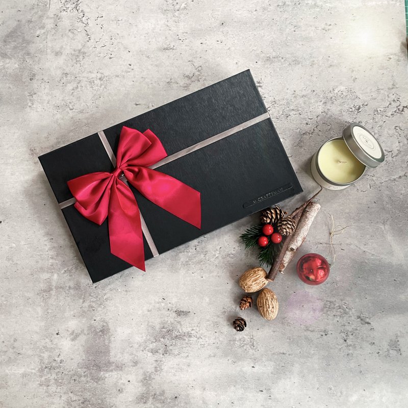 【Pinkoi 獨家 | Yoggle 系列聖誕包裝盒】 - 掛繩/吊繩 - 紙 黑色