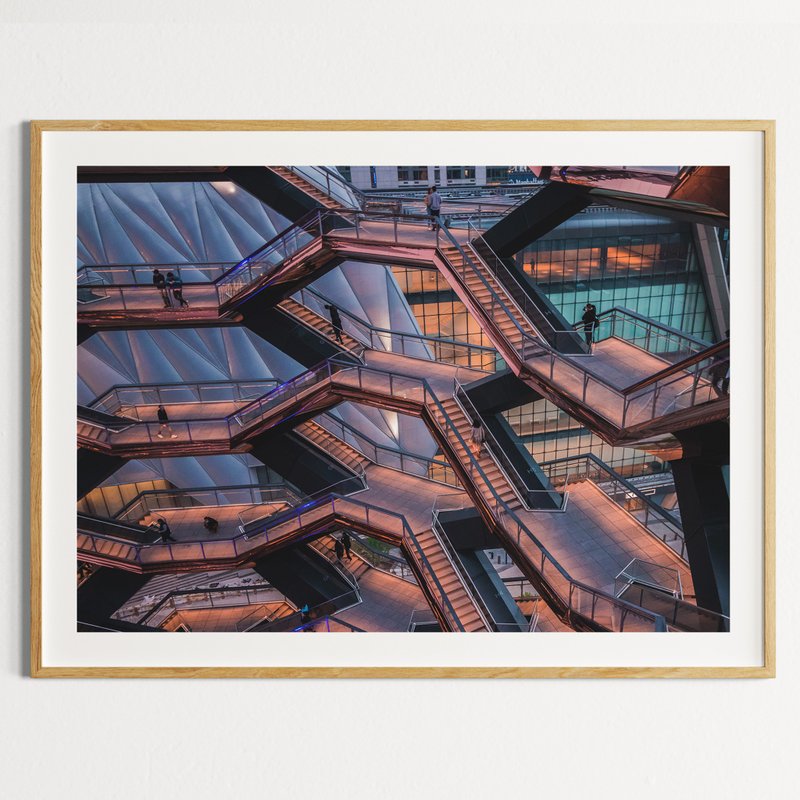 The Vessel Manhattan New York City Wall Decor, Manhattan Vessel Wall Poster - Posters - Paper 