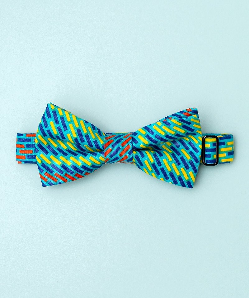 African Print Bow Tie - Men's T-Shirts & Tops - Other Materials Multicolor