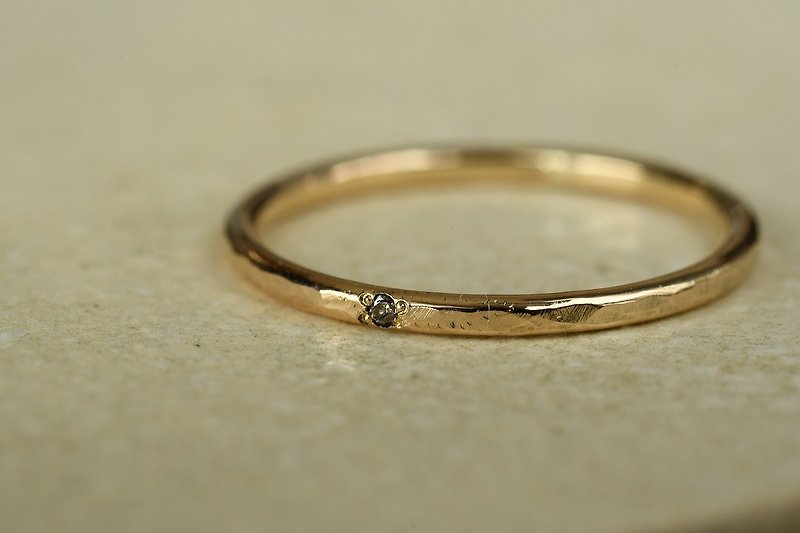 A story that illuminates your life: Brown Diamond - แหวนทั่วไป - โลหะ สีทอง