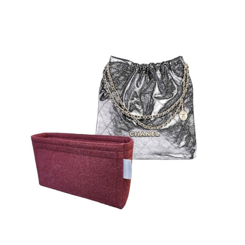 【香港製造】手製內袋 Bag Organizer Chanel 22 Large 48cm - 化妝包/收納袋 - 其他材質 多色