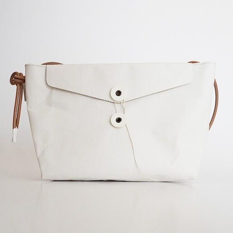Pochette M3 (S) 【N / no】 (former name: gaf.) - Toiletry Bags & Pouches - Other Materials White