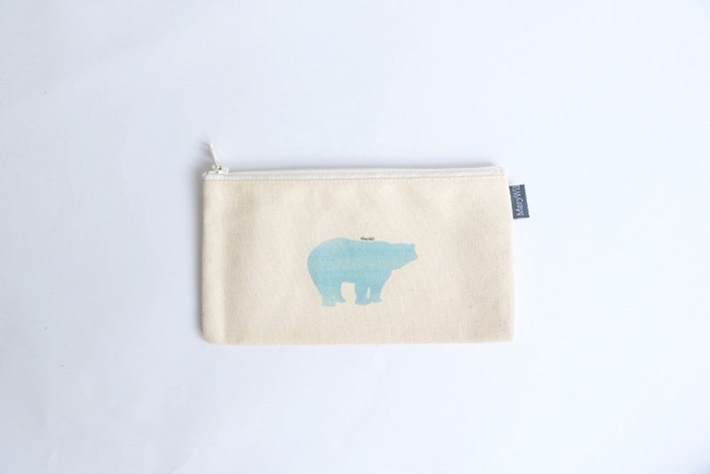 MaryWil pencil case / storage bag-polar bear - Pencil Cases - Cotton & Hemp Multicolor