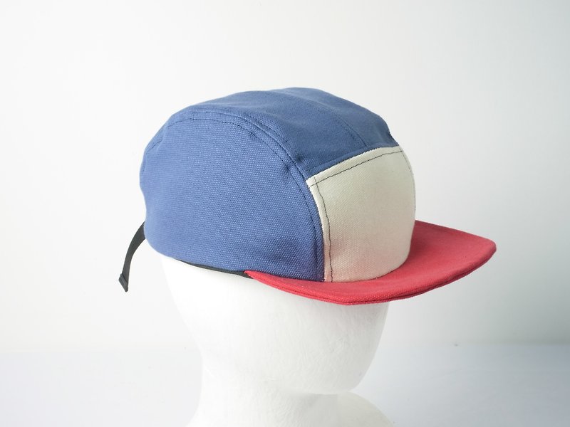 hat - 帽子 - 棉．麻 藍色