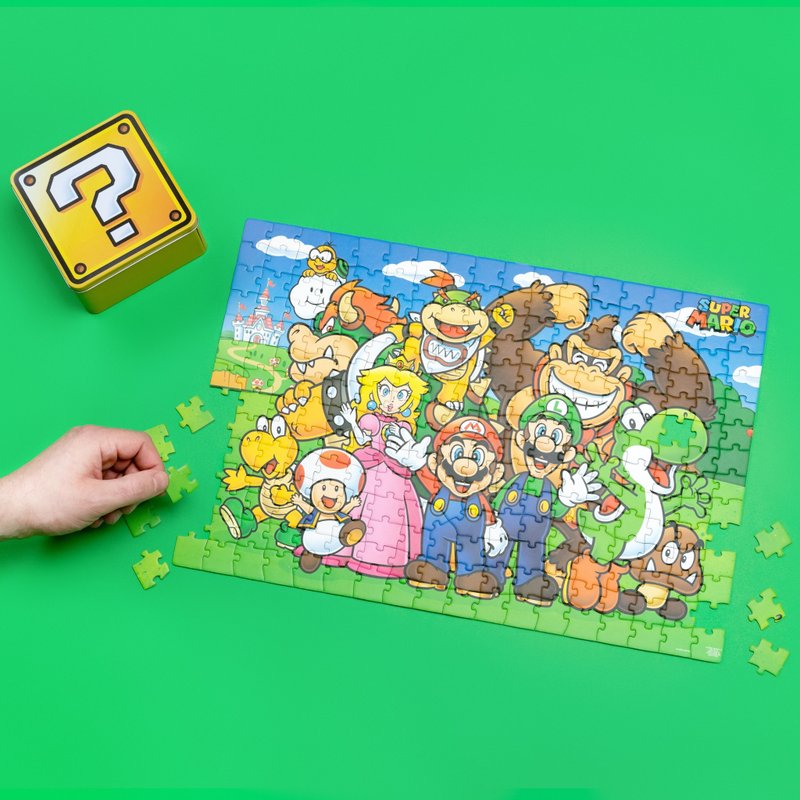 【PerfectGift】 Nintendo Super Mario 250-Piece Jigsaw Puzzle - Puzzles - Paper Multicolor