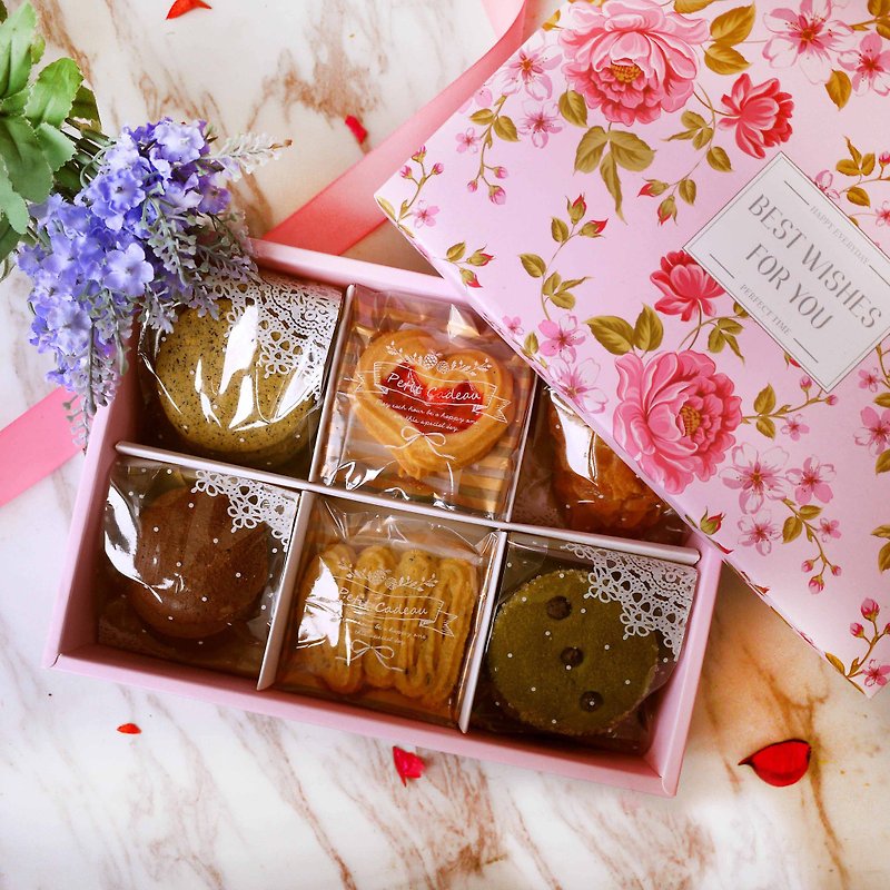[Dedicated to the most special he / she] top honor - classical rose gift box _ handmade cookies / with gifts - Handmade Cookies - Fresh Ingredients Pink