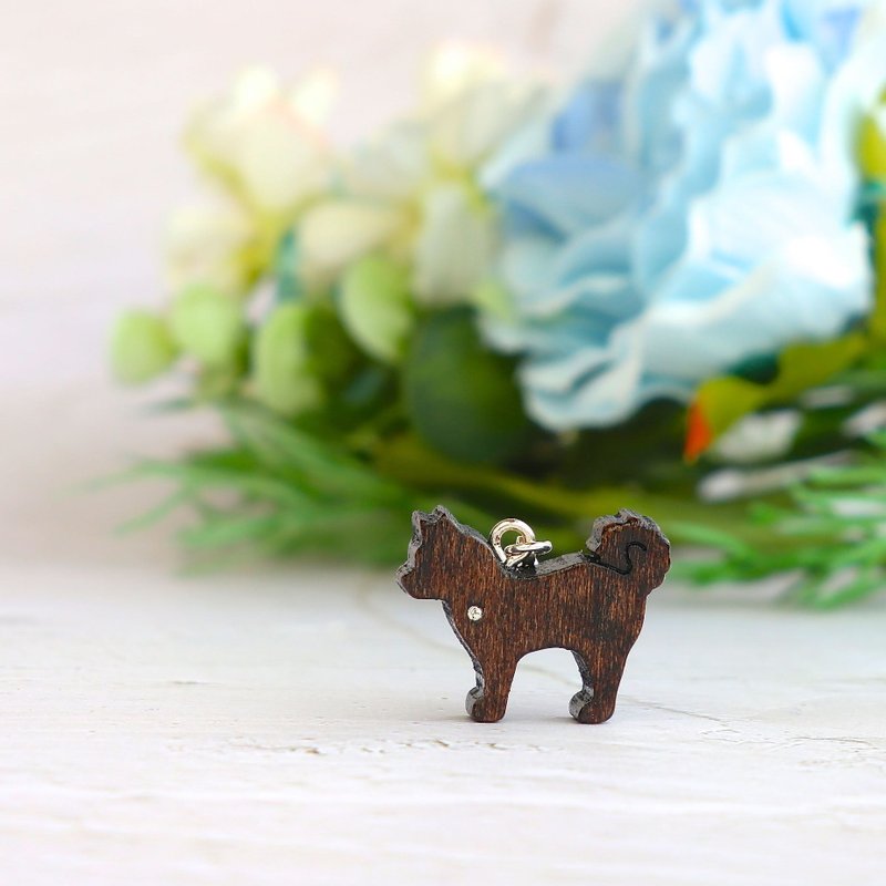 Shibalnu wooden charm - Charms - Wood Brown