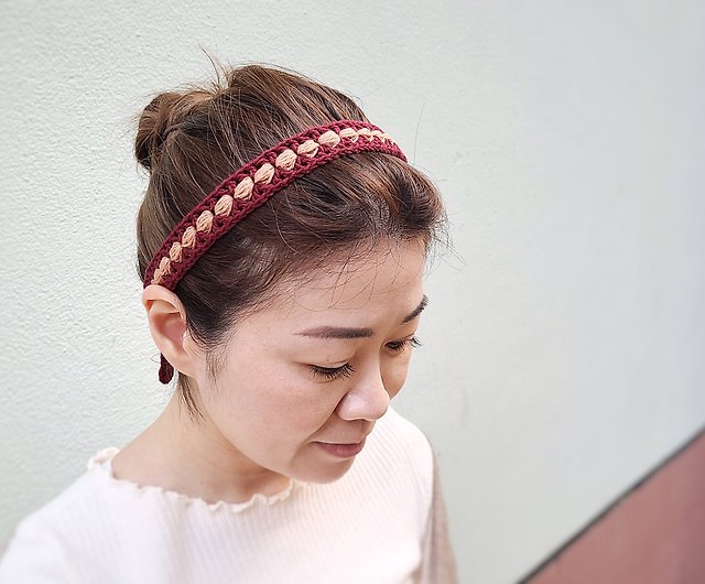 Crochet Pillow Candy Headband - Shop handcraft joy Headbands - Pinkoi