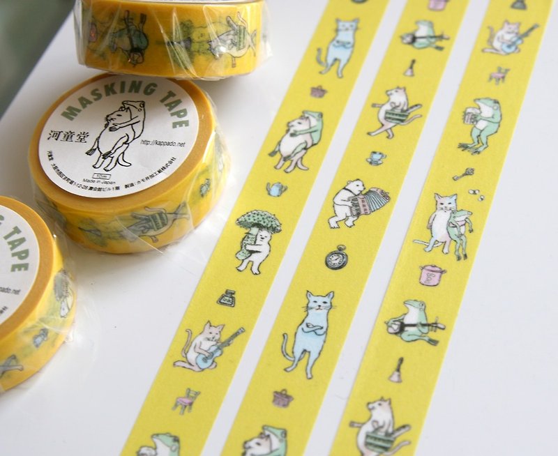 Masking tape (yellow) - มาสกิ้งเทป - กระดาษ สีเหลือง