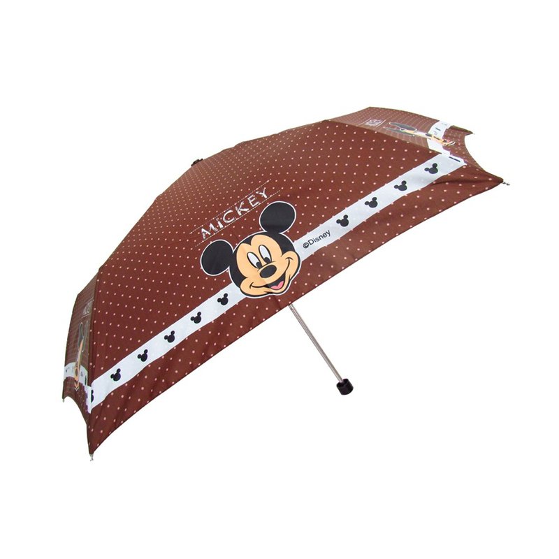 Prolla大頭米奇系列  Disney正版授權手開折傘  抗UV輕量 晴雨傘 - 雨傘/雨衣 - 防水材質 