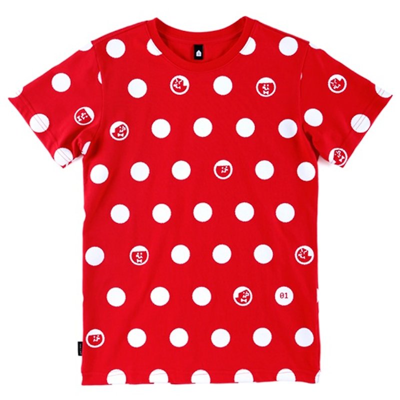 Illustrator T / buddy little! Red models - Unisex Hoodies & T-Shirts - Cotton & Hemp Red
