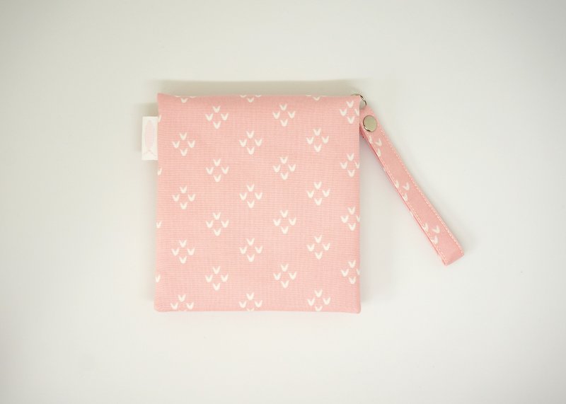 / ♡ ♡ ♡ / / girl physiological cotton bag / portable paper storage - Other - Cotton & Hemp Pink