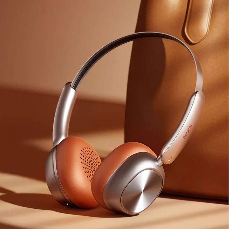 【送料無料】sanag レトロ ヘッドマウント Bluetooth ヘッドセット メイラード風ノイズ低減ワイヤレス ヘッドセット ゲーム 2024D - ヘッドホン・イヤホン - その他の素材 多色