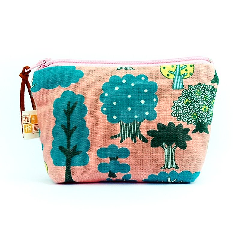 Small forest small pouch _ powder - Coin Purses - Paper Pink