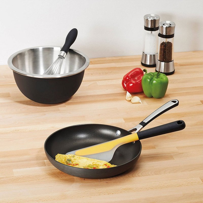 OXO hold the Silicone omelette artifact - เครื่องครัว - ซิลิคอน สีเหลือง