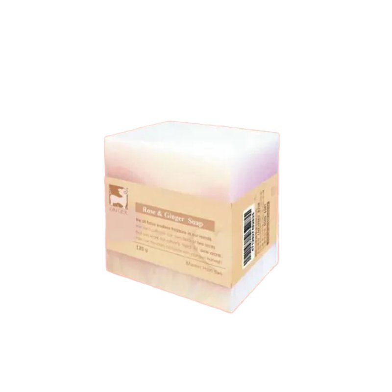 【GIN-GER】玫瑰薑園皂 120g - 肥皂/手工皂 - 濃縮/萃取物 